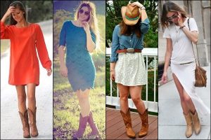what to wear with cowboy boots female