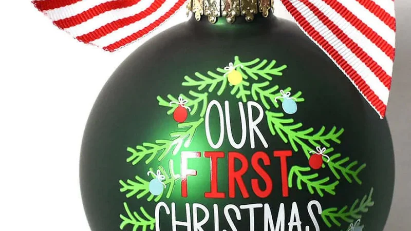 Our first Christmas ornament: A Tradition worth Starting in The New Year