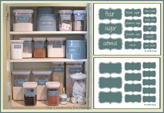 How To Organize your Kitchen with Printable